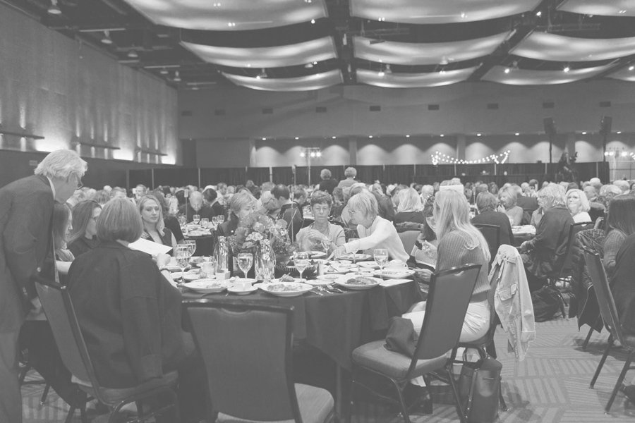 Photo of guests dining at the inspiring women luncheon